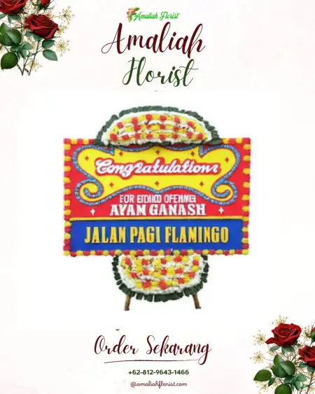Sewa Papan Bunga Gedung Pernikahan Puncak Bogor